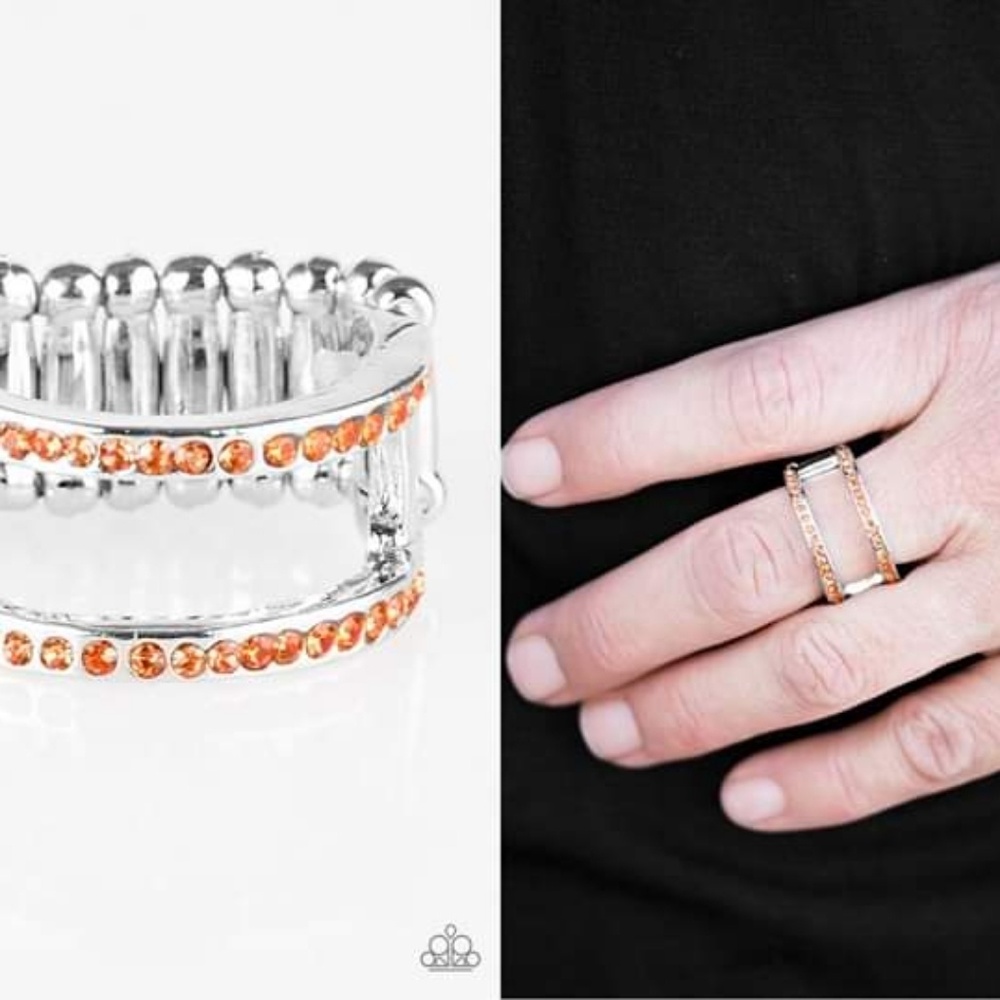 Rhinestone Stretch Band Ring - Fashion Accessories